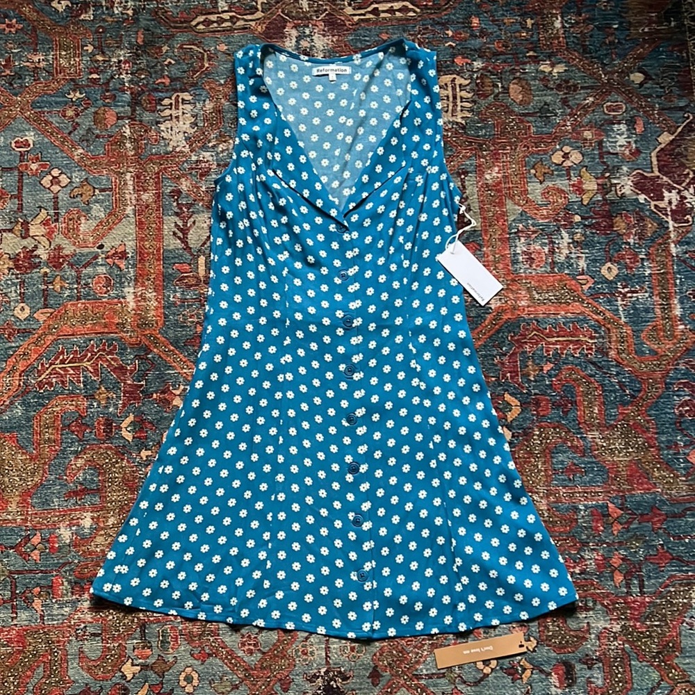 Reformation Rilynn Dress in Jimmy NWT